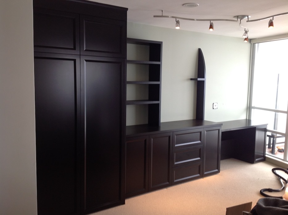 custom cabinet install