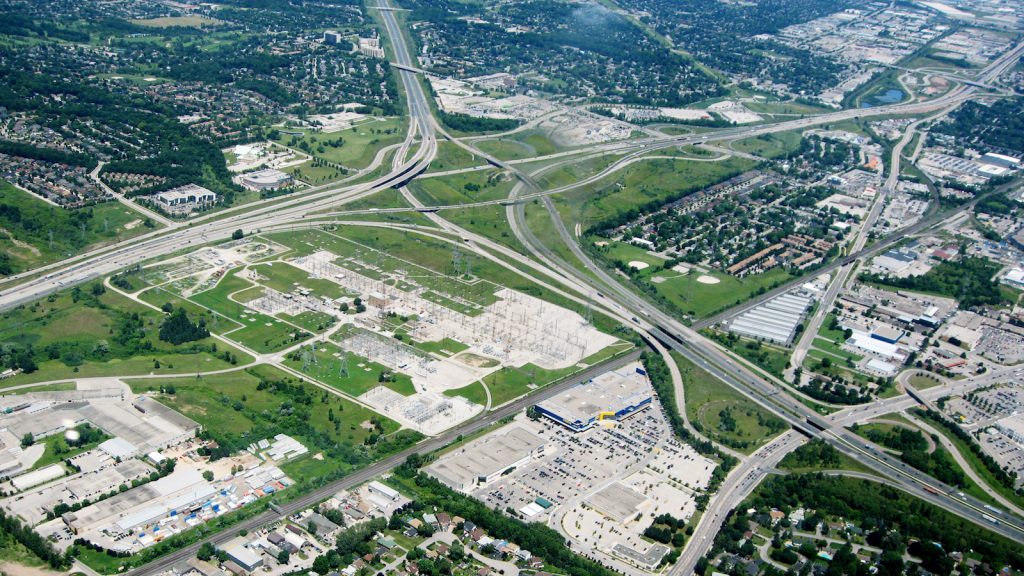 QEW Arial View