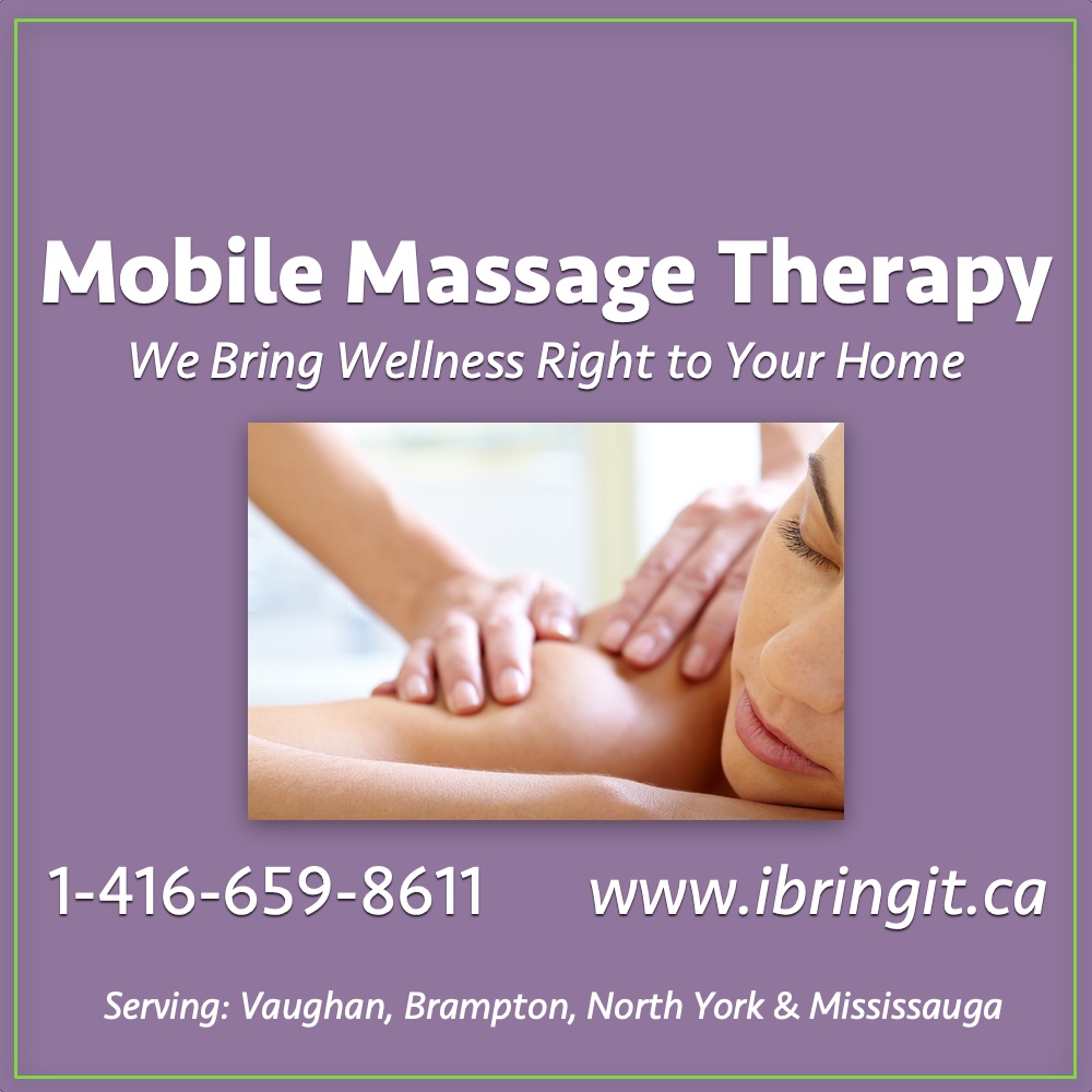 Mobile Massage Therapy Brampton North York