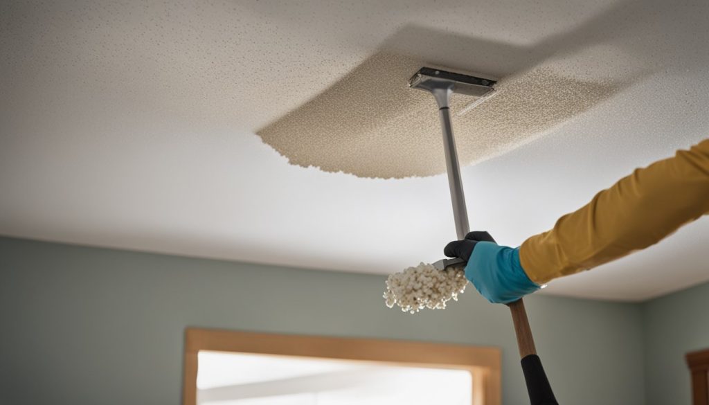 Remove Popcorn Ceiling from Your Burlington Home