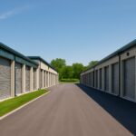 Exterior of a storage facility offering various storage options in Guelph